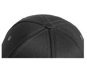 หมวกเบสบอล HBA47 ปีกโค้งยาวพิเศษ 6 แผง ปักโลโก้ได้ ผ้าฝ้าย ทรงฮาร์ดท็อป ตัวล็อคโลหะ ป้องกันแสงแดด - Product Image 6