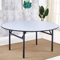 Vente en gros de table ronde pliante moderne en métal de 6 pieds et ensemble de chaises pour les mariages, les événements et l'utilisation commerciale