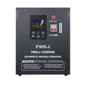 เครื่องควบคุมแรงดันไฟฟ้าอัตโนมัติแบบรีเลย์เฟสเดียว AVR พร้อมจอแสดงผล LED 220V AC รุ่น SDR-1KVA/2KVA/3KVA/5KVA/8KVA/10KVA/12KVA - Product Image 4