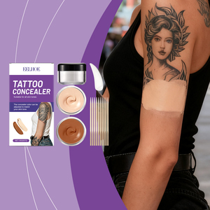 Kit Correcteur <span class=keywords><strong>Tatouage</strong></span> Corporel – Maquillage <span class=keywords><strong>Couvrant</strong></span> Quotidien Portable – <span class=keywords><strong>Fond</strong></span> <span class=keywords><strong>de</strong></span> <span class=keywords><strong>Teint</strong></span> Correcteur Bicolore - Product Image 2
