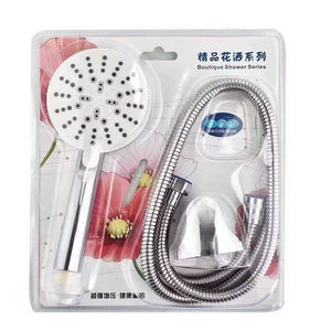 Pomme <span class=keywords><strong>de</strong></span> douche à main haute pression, salle <span class=keywords><strong>de</strong></span> bains, haute pression, avec tuyau et <span class=keywords><strong>support</strong></span> - Product Image 4