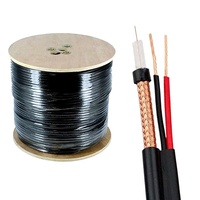 Câble coaxial 75-Ohm Rg59 Denudeur de haute qualité Mini Rg59/Rg6 en option avec connecteur de câble coaxial à sertir Bnc/Rca