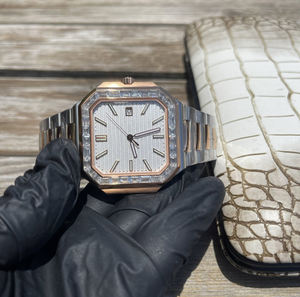 Reloj de Hombre de Lujo 2025, Estilo Vintage, Rectangular, de Acero Inoxidable, Cristal de Zafiro de Alta Calidad, Esfera con Agujas, Mecánico, Deportivo y Ejecutivo - Product Image 6