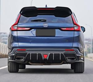 All'ingrosso della fabbrica paraurti posteriore per <span class=keywords><strong>HONDA</strong></span> <span class=keywords><strong>CRV</strong></span> 2023 nero lucido accessori per Auto di alta qualità del labbro posteriore ricambi Auto aggiornamento - Product Image 2