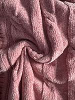 Cardigan élégant rose en maille torsadée à col en V pour femme, pull court à boutonnage simple, haut ajusté à ourlet côtelé, OEM/ODM