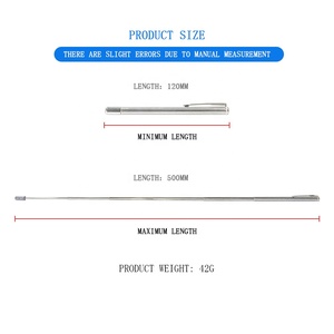 ポインターペン光学機器付きPT-4検眼伸縮スティック6セクションビジョン測定バトン - Product Image 5