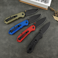 Couteau tactique de chasse en plein air BM 565, couteau pliant de poche, manche G10, camping, pique-nique, randonnée, chasse, outil EDC
