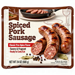 Bolsa Retortable Personalizada con Impresión en Huecograbado, de Alta Barrera, Sellado al Vacío, Resistente al Calor, para Envasado de Salchichas de Cerdo Especiadas - Product Image 5