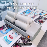 Expédition rapide Nouvelle machine à secouer l'encre blanche DTF pour imprimante DTF A3 rouleau-à-rouleau avec encre textile Garantie 1 an