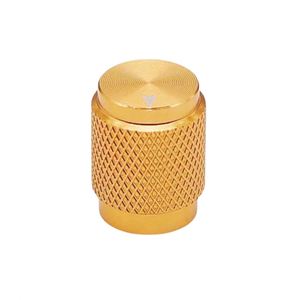 Perilla de potenciómetro moleteada de aluminio CNC de 12.5x15.5mm con eje de 6mm/6.35mm para control de codificador rotatorio en mecanizado, marca OEM - Product Image 2