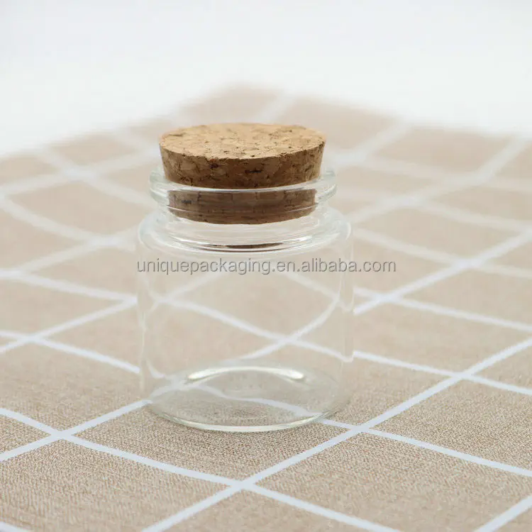 30ml 50ml Fläschchen Klare Mini-Proben gläser Glasflaschen mit Korken
