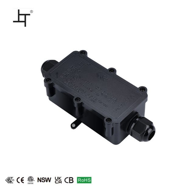 IP68 Rating Junction Box Wire Waterproof Connector Weatherproof Cable Connection Box for Outdoor Safety Cameras