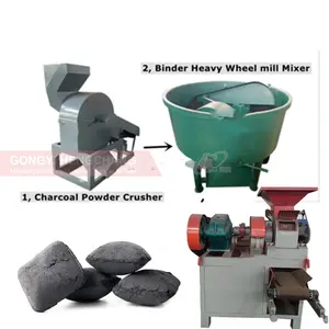 factory price bbq coal carbon black making machine briquette press machine for sale