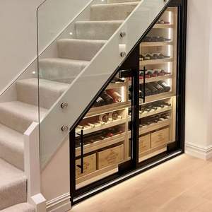Bodega <span class=keywords><strong>de</strong></span> Vinos Profesional Personalizada <span class=keywords><strong>de</strong></span> Acero Inoxidable, Refrigeración Moderna para el Hogar, Muebles para Bodega, Hotel, Debajo <span class=keywords><strong>de</strong></span> las Escaleras - Product Image 3