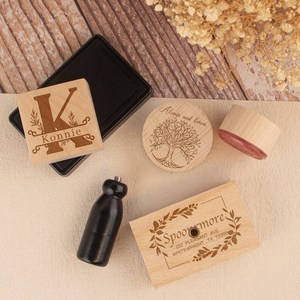 Sello con logotipo <span class=keywords><strong>de</strong></span> madera, venta al por mayor, logotipo personalizado, logotipo personalizado, sello <span class=keywords><strong>de</strong></span> goma <span class=keywords><strong>de</strong></span> madera con mango - Product Image 3