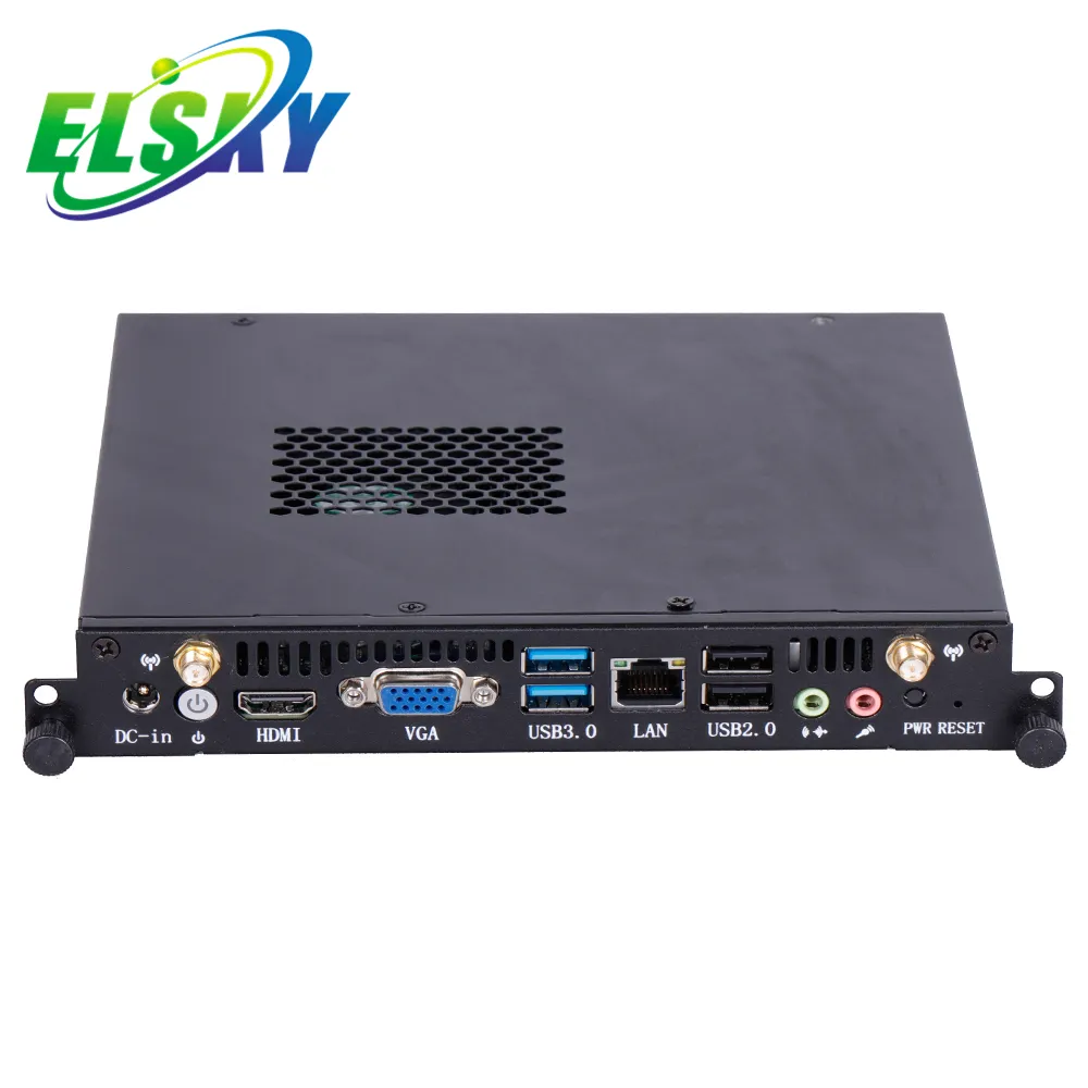 מכירה לוהטת זול Elsky I3 2310m I3 2350m DUAL Core 2.3ghz Dc 12v/19v DDR3 onboard WIFI 1HDMI OPS Mini PC עבור חינוכיים אזור