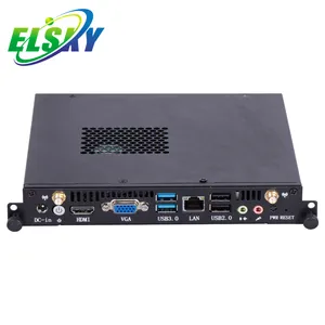 热销廉价ELSKY I3 2310M I3 2350M双核2.3GHz DC 12V /19V DDR3板载WIFI 1HDMI OPS迷你PC用于教育区域