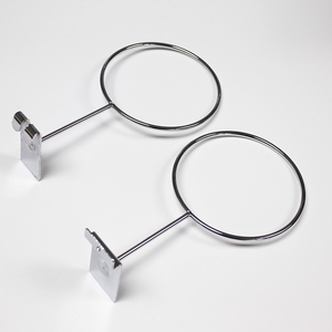 Chất lượng cao màu đen dây kim loại gridwall bán lẻ Hat Cap <span class=keywords><strong>Rack</strong></span> hiển thị móc - Product Image 5