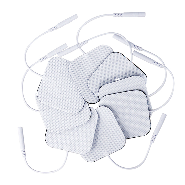 50*50MM Non-Woven Tens Machine Electrodes Replacement Pads for Body Used Tens Units Massager Reusable