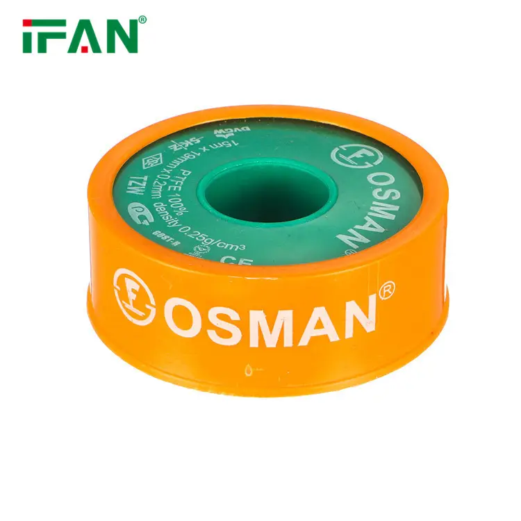 IFAN 고품질 편리한 실을 Threaded 연결 관 이음쇠 백색 색깔 Ptfe 실 물개 테이프 10 미터 Ptfe 테이프