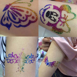 Nuevas Plantillas de <span class=keywords><strong>Tatuajes</strong></span> Temporales de Tres Capas Personalizadas <span class=keywords><strong>para</strong></span> <span class=keywords><strong>Tatuajes</strong></span> <span class=keywords><strong>Pequeños</strong></span> con Purpurina, Plantillas de <span class=keywords><strong>Tatuajes</strong></span> Temporales con Purpurina - Product Image 2