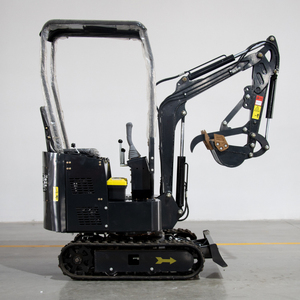 Mini-excavatrice de jardin 1 tonne, excavatrice hydraulique sur chenilles pour la plantation en verger, la construction de cour arrière, meilleur prix - Product Image 6