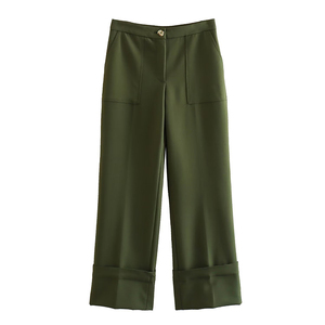 سروال قصير بليزر نسائي بأكمام ملفوفة للربيع - Product Image 5