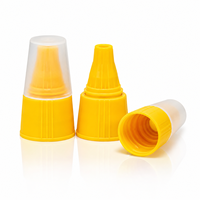 Bouchon en plastique torsadé en gros avec bec verseur pour huile, sauce, miel