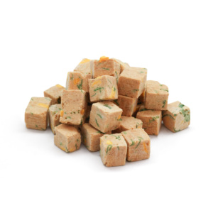 Fabricants d'aliments pour animaux de compagnie Recette de citrouille de <span class=keywords><strong>saumon</strong></span> lyophilisé et d'épinards lyophilisé sain Snack croustillant pour animaux de compagnie Fruits et légumes lyophilisés - Product Image 3