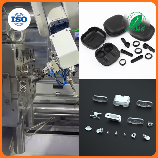 Custom Electronic Products Plastic Casing Injection Molds Drawing Design Bluetooth Earphone Shell Assembly Injection Molding