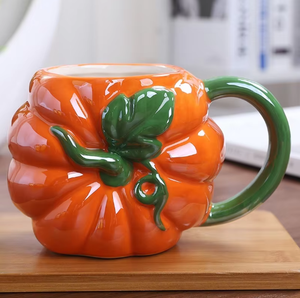 Tazza da Caffè in Ceramica a Forma di Frutta 3D, Design Arancia/Uva/<span class=keywords><strong>Zucca</strong></span>/Fragola/Banana/Pomodoro, Tazza Divertente e Originale - Product Image 5