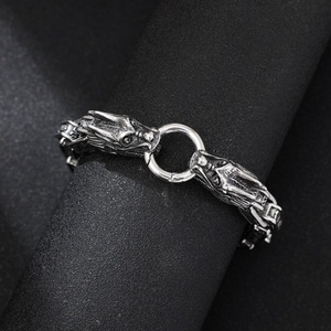 316L Stainless Steel Fashion Jewelry Bracelets <b>Bangles</b> Dragon Chain Bracelet Fashion Jewelry - Product Image 3