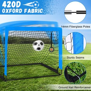 Hot Bán Xách Tay Trẻ Em Bóng Đá Đặt Trẻ Em Bóng Đá Mục Tiêu Đặt Cho Sân Sau Đào Tạo Bóng Đá Lưới - Product Image 2