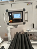 Aplicador Eléctrico Automático de Pegamento Termofusible para Tubos Termocontraíbles con Embalaje de Papel, Aplicación de Pegamento en la Pared Interior de Espesor Medio