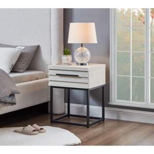 Mesa Auxiliar de Almacenamiento DB Contemporary Celestial White para muebles de sala de estar - Product Image 5