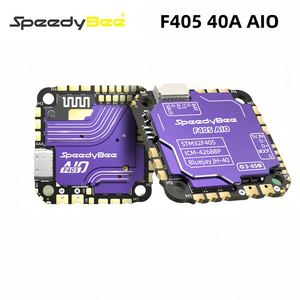 Controlador de Vuelo SpeedyBee F405 AIO 40A Blue-jay 25.5x25.5 con Giroscopio ICM-42688P, Barómetro SPA06-003, Batería Lipo FPV, ESC Tipo-C - Product Image 3
