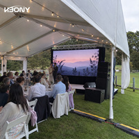 Pantalla LED para Fondo de Boda, Pantalla LED de Alquiler para Interiores P2.6, 500x500mm, 7680Hz, Video Wall para Salón de Baile, Proveedor de Eventos