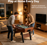 Table de baby-foot portable, table de jeu compétitif pour la maison, la salle de jeux, les fêtes, les divertissements familiaux, les jeux sportifs d'intérieur