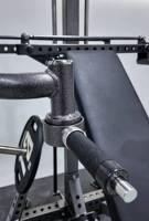Équipement de musculation de haute qualité pour presse à banc, usage commercial, en acier, avec système de charge à disques sécurisé, capacité 4-en-1 de 2 tonnes, poids maximal de l'utilisateur 200 kg