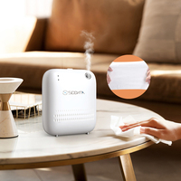 Diffuseur d'huiles essentielles de luxe OEM, électrique, à piles, contrôlé par application, pour usage hôtelier et diffusion de parfum électronique pour toute la maison