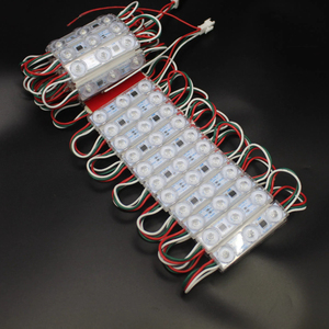 <span class=keywords><strong>3</strong></span> đèn 2835 RGB <span class=keywords><strong>LED</strong></span> <span class=keywords><strong>MODULE</strong></span> với ống kính đầy màu sắc ép phun 7015 IP68 0.72 Wát điện quảng cáo thư kênh - Product Image 3