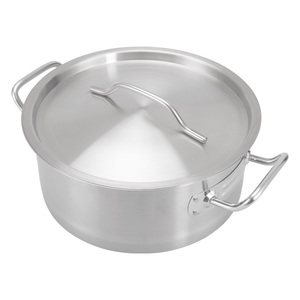 Hot Sale EU Standard 8L Kitchen Cookware <strong>Small</strong> <strong>Pot</strong> with <strong>Lid</strong>, Stainless Steel Soup Stock <strong>Pots</strong> for Kitchen Cooking - Product Image 1