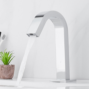 Grifo Automático <span class=keywords><strong>con</strong></span> <span class=keywords><strong>Sensor</strong></span> para Lavabo de Baño, Grifo Sin Contacto Cromado <span class=keywords><strong>con</strong></span> Detección de Movimiento para Lavabo Comercial de Hotel - Product Image 3