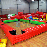 Mesa inflable de Snookball, juegos de billar humanos inflables, construcción de equipos, juegos de arena inflables para adultos