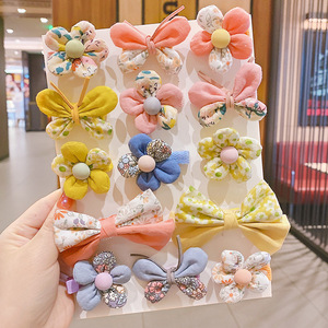 Набор из 2 заколок для волос «Принцесса», бантики, милые аксессуары для волос, новый дизайн 2022 года, корейский стиль, для девочек и детей, HUIYI - Product Image 1