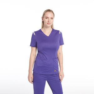 Y Tế Nhân Viên Bảo Hộ Lao Động Y Tá Bác Sĩ Jogger Phù Hợp Với Y Tế Chà Đồng Phục Stretch Zip Thiết Kế - Product Image 4