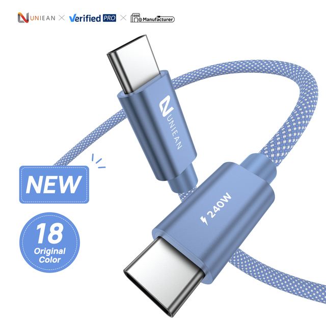UNIEAN Wholesale PVC 2M 3M USB a Type-c Silicone Cable 2A Micro Usb Fast Charging Cable Data Cables for Iphones to Android