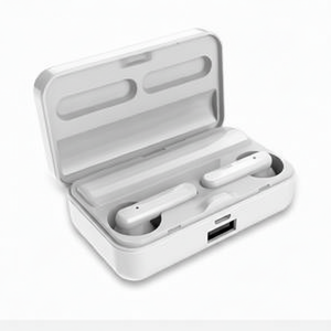 ชุดหูฟังไร้สายบลูทูธ 5.0 พร้อมไมโครโฟน IPX4 กันน้ำ ประเภทซีชาร์จ ระบบตัดเสียงรบกวนจากสิ่งแวดล้อม วัสดุ ABS - Product Image 1