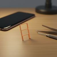 Remplacement du support de carte SIM pour A30/A50/A70 Coral (matériau ABS)