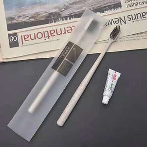 Compre jabón OEM <span class=keywords><strong>de</strong></span> alta calidad champú cepillo <span class=keywords><strong>de</strong></span> dientes logo 5 estrellas viaje personalizado baño amenidad lujo Kit Hotel Amenities Set para Hotel - Product Image 2